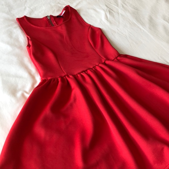 Red Mini Dress - Picture 2 of 3